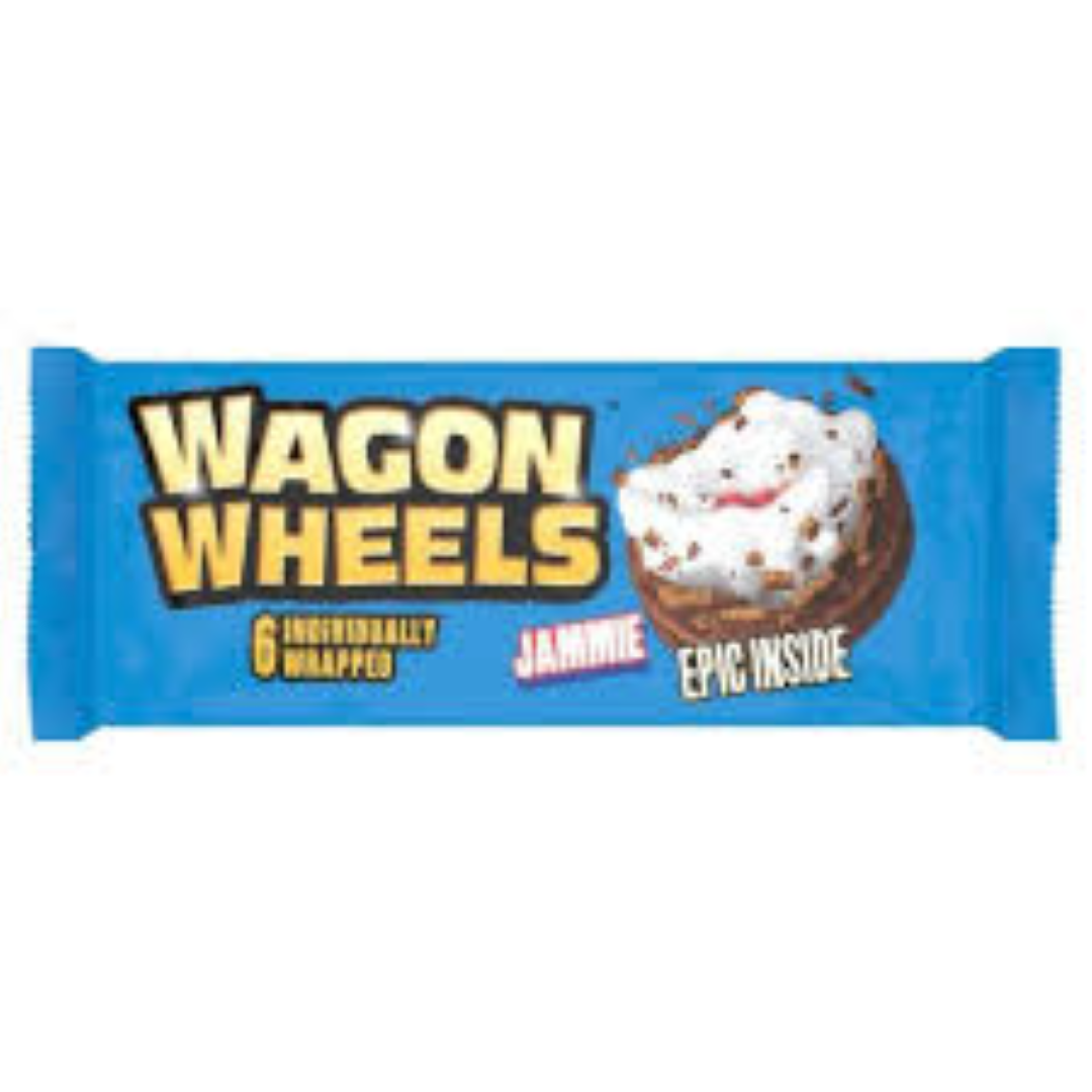 JAMMIE WAGON WHEELS RETRO JAM BISCUIT 228G